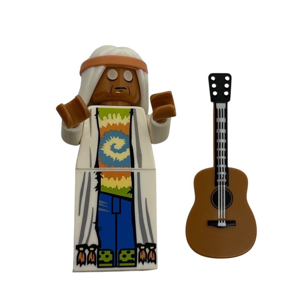 LEGO Movie Minifigure Vitruvius Hippie Singer 70809 70810 TieDye Musician Guitar